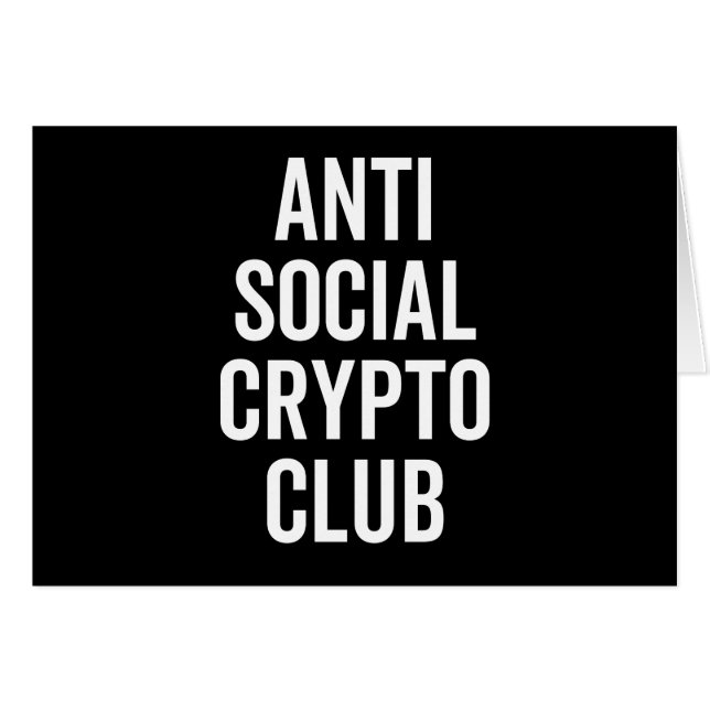 Anti-Social Crypto Club (Devant horizontal)