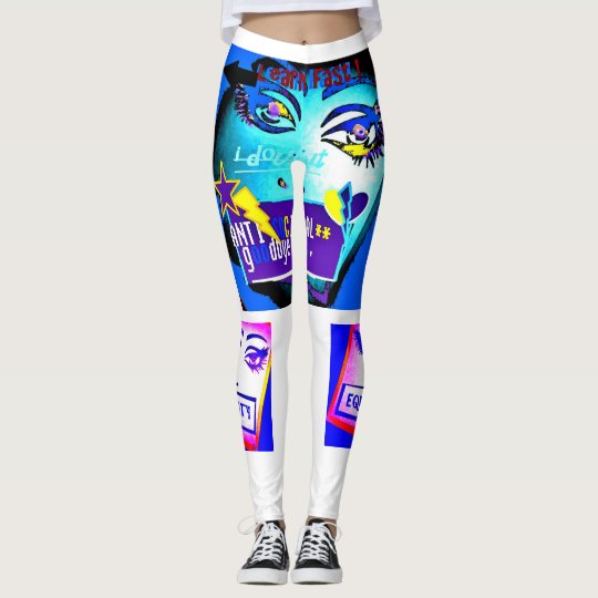 aNTI-sOCIAL lEGGINGS** BLUE Leggings