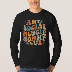 Anti Social Muscle Mommy Club Groovy Pump Cover T-Shirt