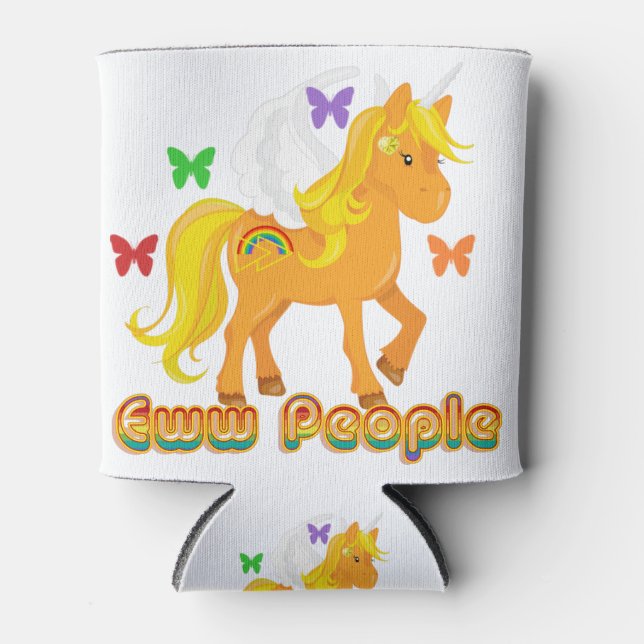 Anti-Social Unicorn Can Cooler (Front)
