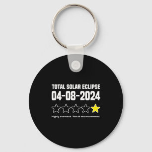 Anti Solar Eclipse Shirt Funny 2024 Total Solar Ec Keychain
