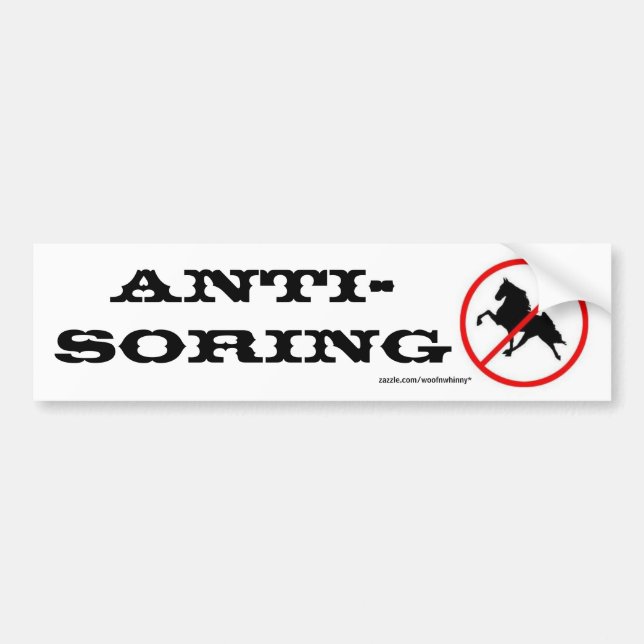 Anti-Soring sticker (Front)