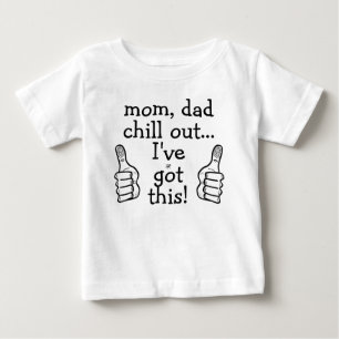 Anti stress joke for parents (baby humour) baby T-Shirt