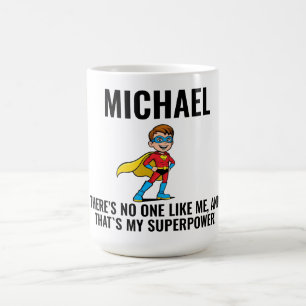 ANTI-STRESS KIDS HERO SUPERHERO POWER COFFEE MUG