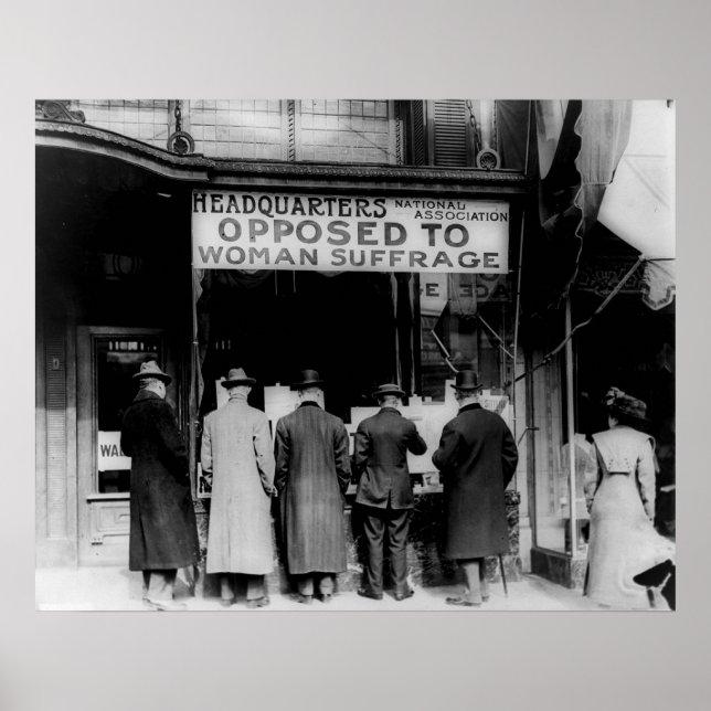 Anti Suffrage Headquarters Poster (Front)