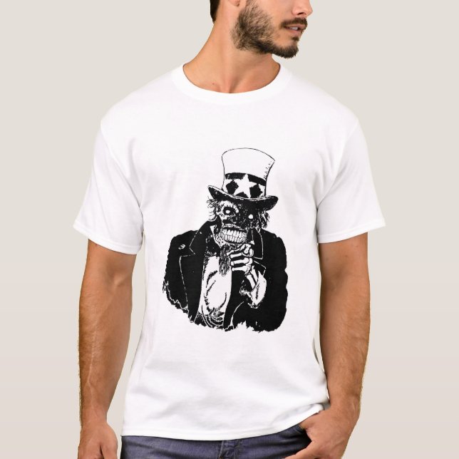 Anti T-shirt (foncé) de gouvernement (Devant)