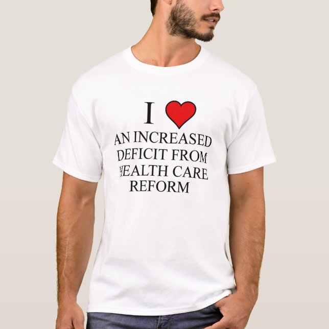 Anti T-shirt sarcastique de réforme de soins de (Devant)