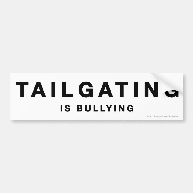 Anti-Tailgating sticker (Front)