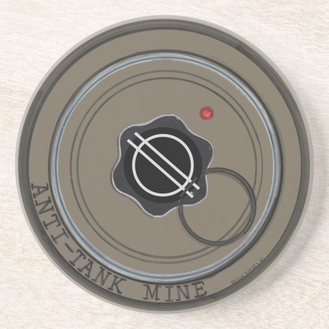 Anti-Tank Mine Coaster (Front)