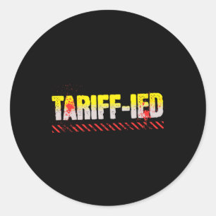 Anti-tariff - Anti Trump Policies - Tariffs Tax Th Classic Round Sticker