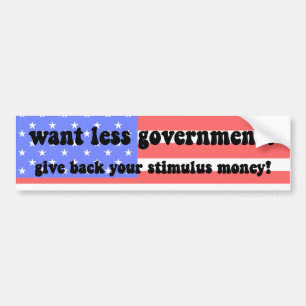 Anti tea party bumper sticker
