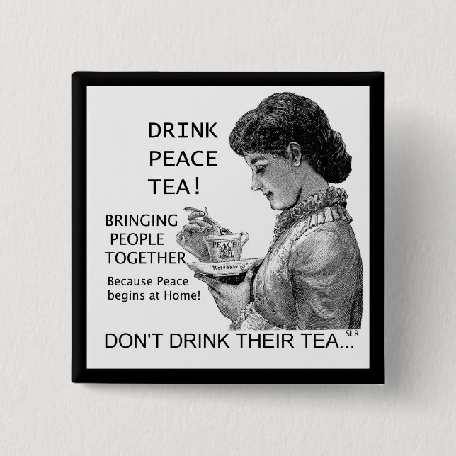 ANTI-TEA PARTY BUTTON (Front)