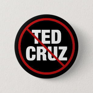 Anti Ted Cruz Texas Democrat 2 Inch Round Button