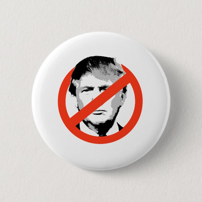Anti-Trump 2 Inch Round Button (Front)
