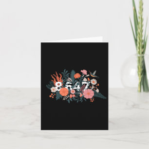 Anti Trump 8647 Floral Resist 86 47 Impeach Trump Card