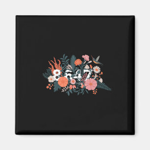 Anti Trump 8647 Floral Resist 86 47 Impeach Trump Magnet