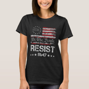 Anti Trump 8647 Resist Impeach Trump Impeach 47 86 T-Shirt