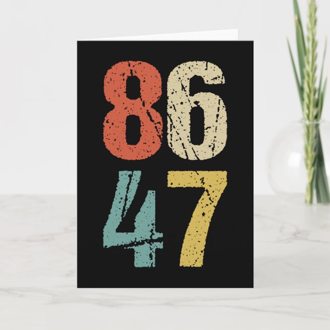 Anti-Trump - 86 47 I Card (Front)