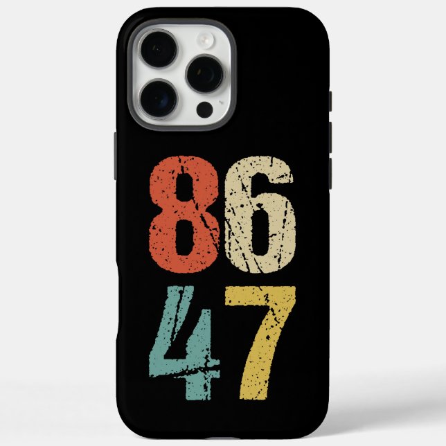 Anti-Trump - 86 47 I Case-Mate iPhone Case (Back)