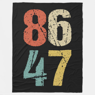 Anti-Trump - 86 47 I Fleece Blanket