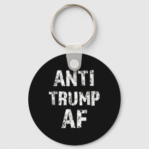 Anti Trump Af Funny Impeach Him President  Keychain