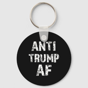Anti Trump Af Funny Impeach Him President Keychain