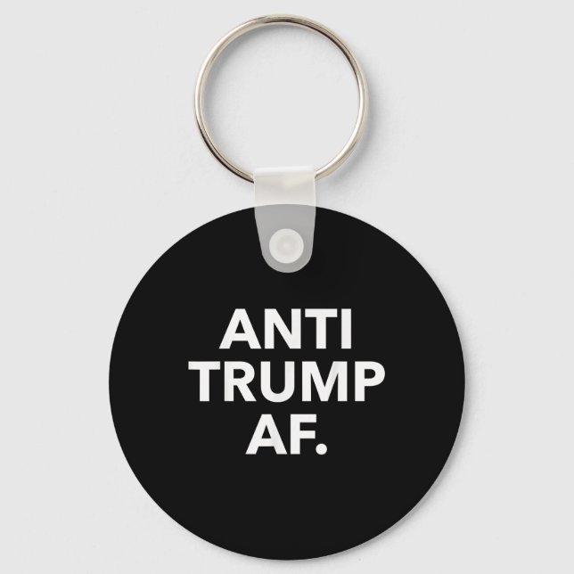 Anti Trump Af  Keychain (Front)