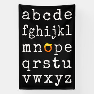 Anti-Trump Alphabet - Nope V Banner