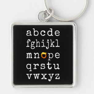 Anti-Trump Alphabet - Nope V Keychain