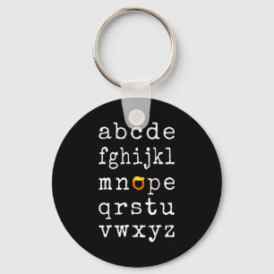 Anti-Trump Alphabet - Nope V Keychain