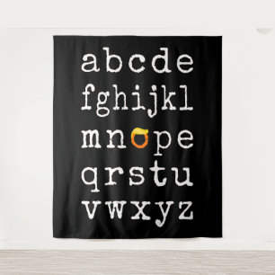 Anti-Trump Alphabet - Nope V Tapestry