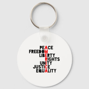 Anti-trump America Meaning1  Keychain
