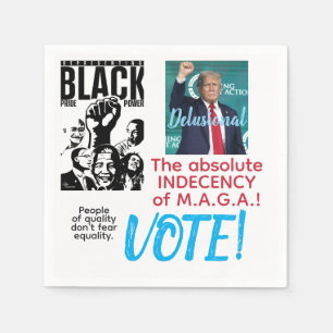 Anti-Trump Anti-MAGA Cultural Appropriation Napkin