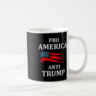 Anti-trump Anti Trump 2024 American Usa Flag  Coffee Mug