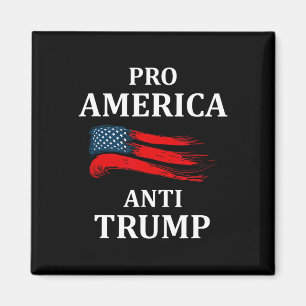 Anti-trump Anti Trump 2024 American Usa Flag  Magnet
