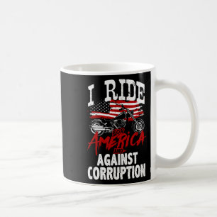 Anti Trump Biker Resist Against Corruption Protest Coffee Mug