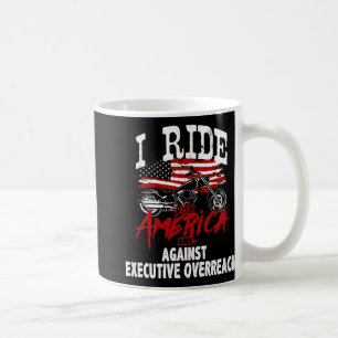 Anti Trump Biker Resist Against Executive Overreac Coffee Mug