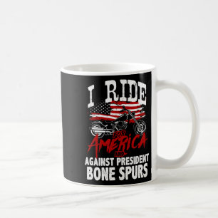 Anti Trump Biker Resist Against President Bone Spu Coffee Mug