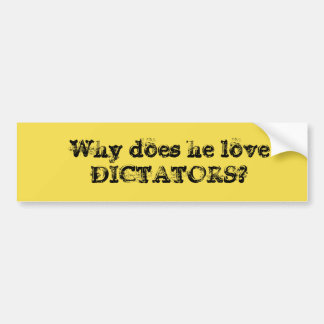 ANTI TRUMP BUMPER STICKER