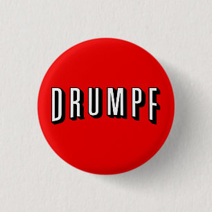 Anti-Trump Button: "DRUMPF" 1 Inch Round Button