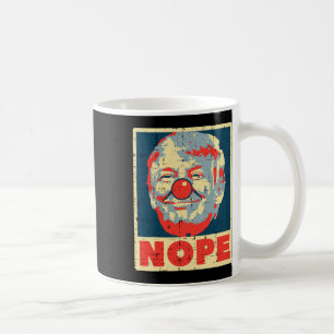 Anti Trump Clown Vintage Retro Impeach No Donald  Coffee Mug