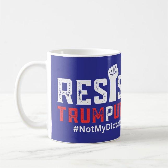 Anti trump coffee mug (Left)