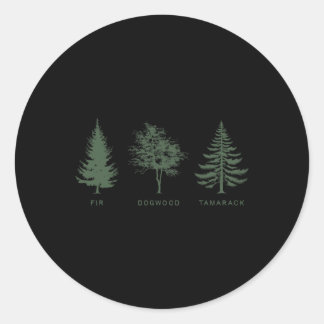 Anti-trump Comfort Subtle F Trump Fir Dogwood Tama Classic Round Sticker