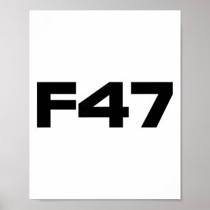 Anti Trump F47 Collection Bold Resist Project 2025 Poster