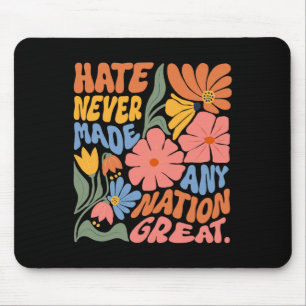 Anti Trump Floral Democrat President Liberal  Mouse Pad