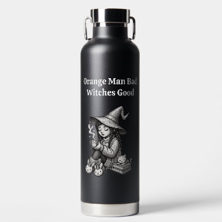 Anti Trump Funny Feminist Whimsy Liberal Zodiac Water Bottle