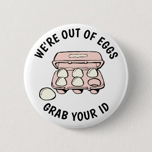 Anti Trump, funny Id for Groceries Button