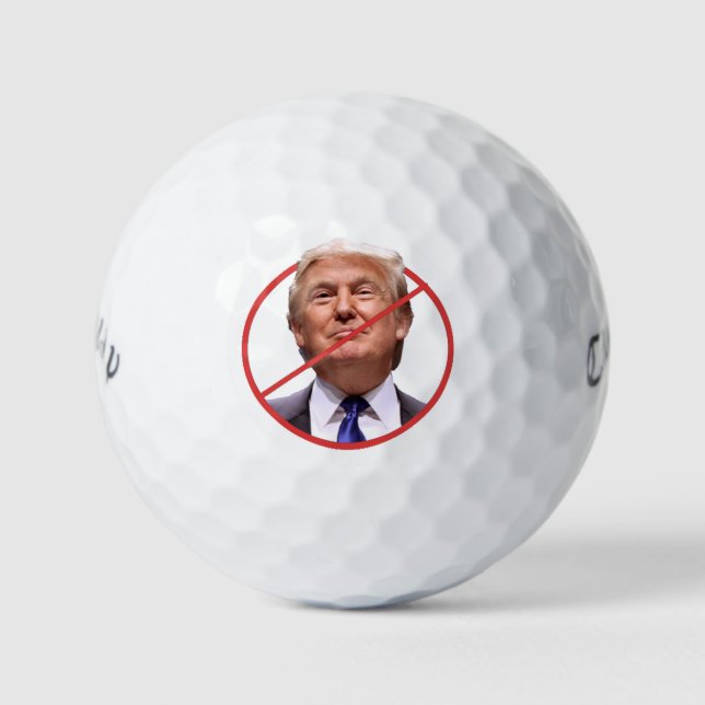 Anti Trump Golf Balls (Front)