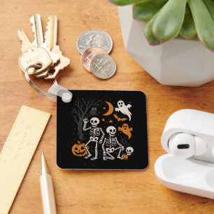 Anti Trump Halloween Skeleton FDT Trump Halloween Keychain