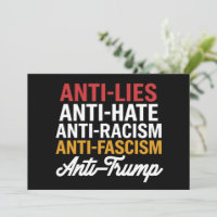 Anti Trump Hate Lies and Fascism Resist Anti Trump